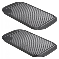 Pyrolux Pyrocast Rectangle Grill Tray 44 x 27cm - Set of 2