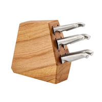 Furi Duo-Angled 7pc Knife Block Set Oak 7 Piece - 41475