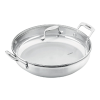 Scanpan Impact Chefs Pan With Lid 32cm