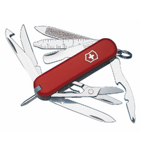 Victorinox Swiss Army Mini Champ Red Pocket Knife Tool 18 Functions