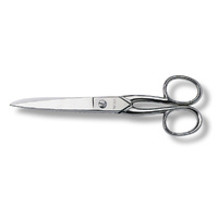 VICTORINOX HOUSEHOLD SCISSORS NICKEL PLATED SLOPING EYE 15CM 8.1014.15 SWITZERLA