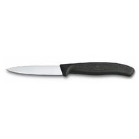 Victorinox Swiss Classic 8cm Paring Knife - Pointed Blade Black 5.0603
