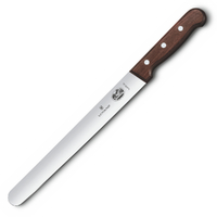 New Victorinox 25cm Round Tip Slicing Knife Rosewood Handle 5.4200.25