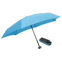 EUROSCHIRM DAINTY MICRO LIGHTWEIGHT DURABLE TREKKING UMBRELLA - ICE BLUE SAVE !