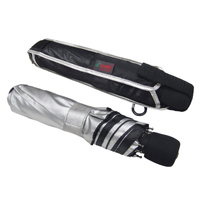 EUROSCHIRM LIGHT TREK AUTOMATIC LIGHTWEIGHT DURABLE TREKKING UMBRELLA - SILVER