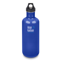 KLEAN KANTEEN 40oz 1182 Classic COASTAL WATERS BPA FREE Water Bottle SAVE !