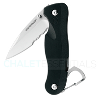 NEW Leatherman CRATER C33X Serrated Blade Pocket Folding Knife *AUTHAUSDEALER* 