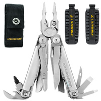 Leatherman SURGE Stainless Multi Tool & Nylon Sheath + 42 Bit Kit *AUTHAUSDEALER