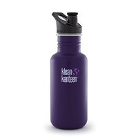 KLEAN KANTEEN THE ORIGINAL 532ML 18OZ BPA FREE WATER BOTTLE - BERRY SYRUP PURPLE