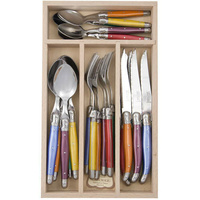 Andre Verdier Laguiole - Debutant Mirror - 24 pc Cutlery Sets - Mixed Colours