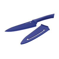 SCANPAN SPECTRUM SOFT TOUCH COOKS KNIFE W/ SHEATH 18CM - PURPLE BRAND NEW SAVE