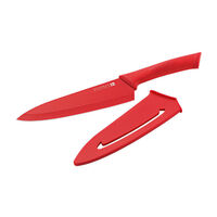NEW Scanpan Spectrum Soft Touch Cooks Knife 18cm Red