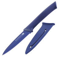SCANPAN SPECTRUM SOFT TOUCH UTILITY KNIFE W/ SHEATH - PURPLE BRAND NEW SAVE