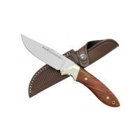 MUELA COCKER KNIFE WITH COCOBOLO HANDLE FIXED BLADE STAINLESS BLADE + SHEATH