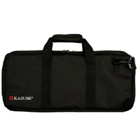 Kasumi 18 Pocket Black Chef Knife Roll Bag With Handles