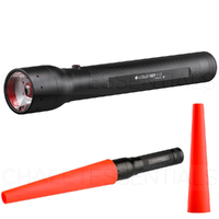 New LED LENSER P17 Torch Flashlight 1000 Lumens & Signal Cone
