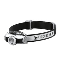 New LED LENSER MH3 Head Torch Headlamp - BLACK 200 Lumens AUTH AUS SELLER
