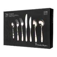 New STANLEY ROGERS HAMPTON 70 Piece Stainless Steel 70pc Cutlery Set 50587