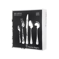 New STANLEY ROGERS CAMBRIDGE 30 Piece Stainless Steel 30pc Cutlery Set 50612