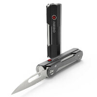 NEBO PAL + 400 Lumen LED Rechargeable 3in1 Flashlight Powerbank Folding Knife 