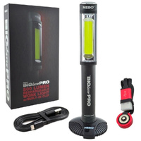 NEBO BIG LARRY PRO Rechargeable LED Work Light Flashlight 500 Lumen W/ Clip