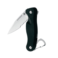 Leatherman CRATER C33LX  Shiny Serrated Blade Pocket Folding Knife *AUTHAUSDEALER*