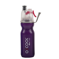 NEW 02 COOL MIST 'N' SIP ARCTIC SQUEEZE 20oz 590ml DRINK BOTTLE PURPLE 02COOL O2COOL