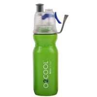 NEW 02 COOL MIST 'N' SIP ARCTIC SQUEEZE 20oz 590ml DRINK BOTTLE GREEN 02COOL O2COOL
