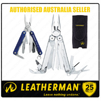 Leatherman WAVE Stainless Steel Multi Tool & Nylon Sheath + SQUIRT PS4 Blue *AUTHAUSDEALER*