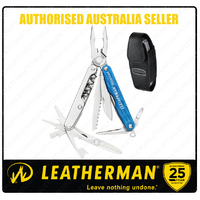 LEATHERMAN JUICE CS4 Stainless COLUMBIA BLUE 15 in 1 Multi Tool & Sheath *AUTH AUS DEALER