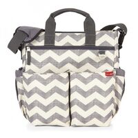 NEW SKIP HOP DUO SIGNATURE NAPPY DIAPER BABY BAG W/ CHANGING MAT - CHEVRON SKIPHOP