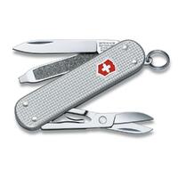New Victorinox Swiss Army Knife Classic Silver Alox -  5 Functions