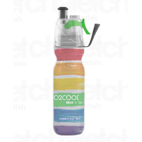NEW 02 COOL MIST 'N' SIP 20oz 590ml DRINK BOTTLE WATERCOLOUR 02COOL O2COOL
