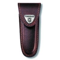 New Victorinox Swiss Army Knife 2-4 Layer Brown Leather Pouch 