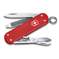 New Victorinox Classic SD Alox BERRY RED Swiss Army Pocket Knife Blade 