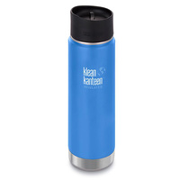 KLEAN KANTEEN 592ml 20oz INSULATED WIDE PACIFIC SKY BLUE Water Coffee Soup Bottle