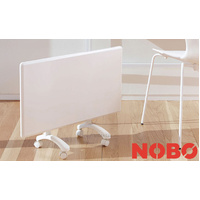 New NOBO OSLO 1kW NTE4S10 Electric Panel Heater Thermostat Timer Slim Wall Mount