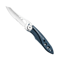 Leatherman SKELETOOL KBX Folding Knife Combo Blade , Denim Blue