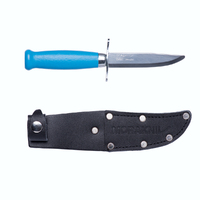 MORAKNIV Scout 39 BLUE Stainless Fixed Blade Outdoor Knife + Sheath 12021
