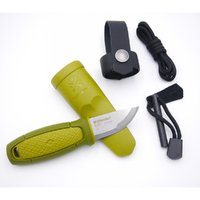 Morakniv Eldris Neck Pocket Outdoor Knife W/ Fire Starter Kit - Green YKM12633