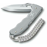 VICTORINOX SWISS ARMY Knife HUNTER PRO Alox SILVER Pocket Knife Clip & Lanyard 35248