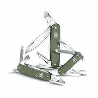 VICTORINOX SWISS ARMY Knife CLASSIC PIONEER CADET Alox OLIVE GREEN LTD ED '17
