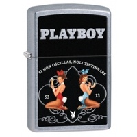 ZIPPO PLAYBOY SWINGERS STREET CHROME LIGHTER GIFT BOX 98839