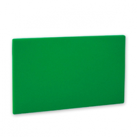 Cutting / Chopping Board Polyethylene 450 x 600 x 13mm - HACCP Fruit & Veg Green