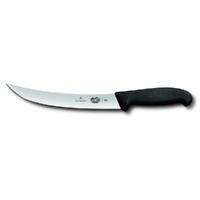 New Victorinox Black Fibrox 8" / 20cm Narrow Breaking Curved Butcher Knife 5.7203.20