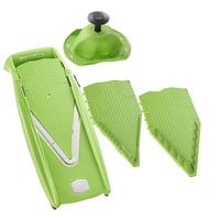 BORNER V5 POWER V SLICER 5 PIECE SET 5PC MANDOLINE GREEN GERMAN