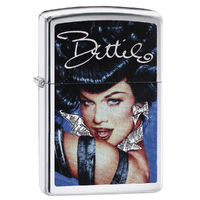 Zippo BETTIE PAGE OLIVIA 29584 Genuine Street Cigar Cigarette Lighter