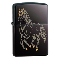 Zippo RUNNING HORSE 28645 Genuine Street Cigar Cigarette Lighter