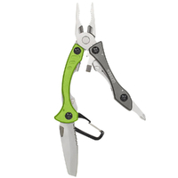 Gerber Crucial Green Multi Tool Multi Plier - Carabiner Clip Knife 31000238