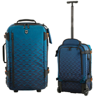 VICTORINOX VX 40L Touring Wheeled Expandable 2-In-1 TEAL Backpack Duffle Carry-On Bag